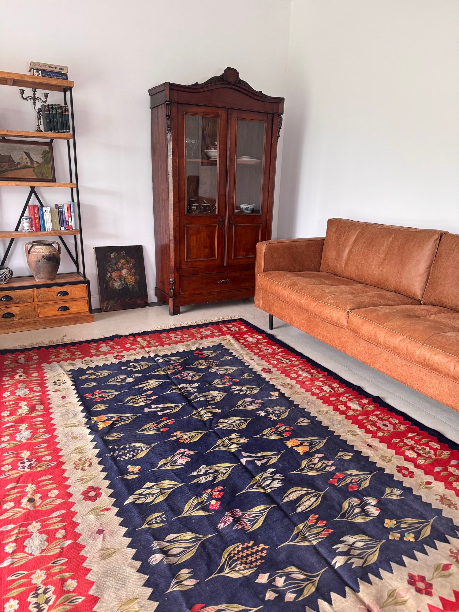 Vintage Floral Oltenian Wool Rug, 300x200 cm, view 15