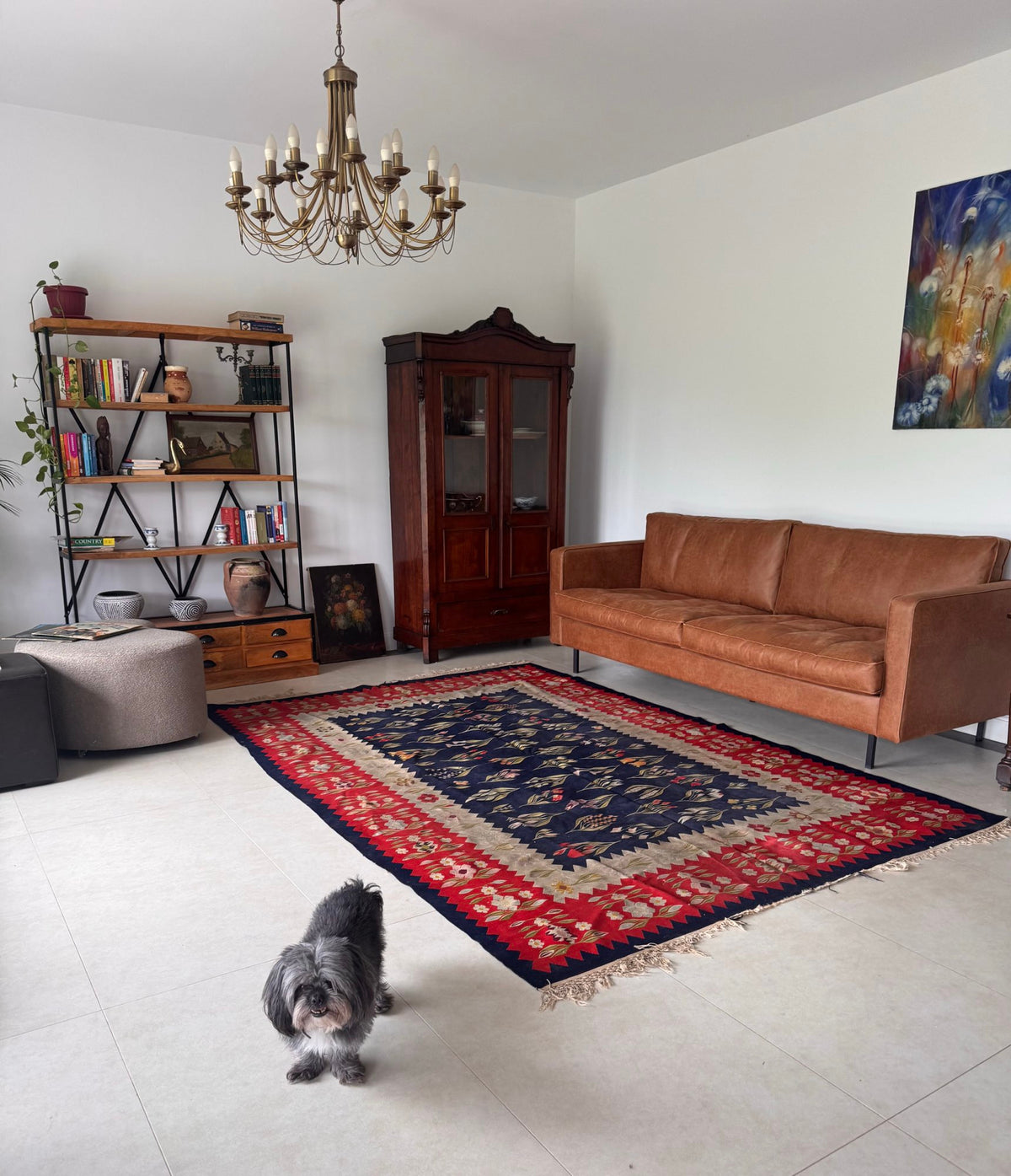 Vintage Floral Oltenian Wool Rug, 300x200 cm, view 5
