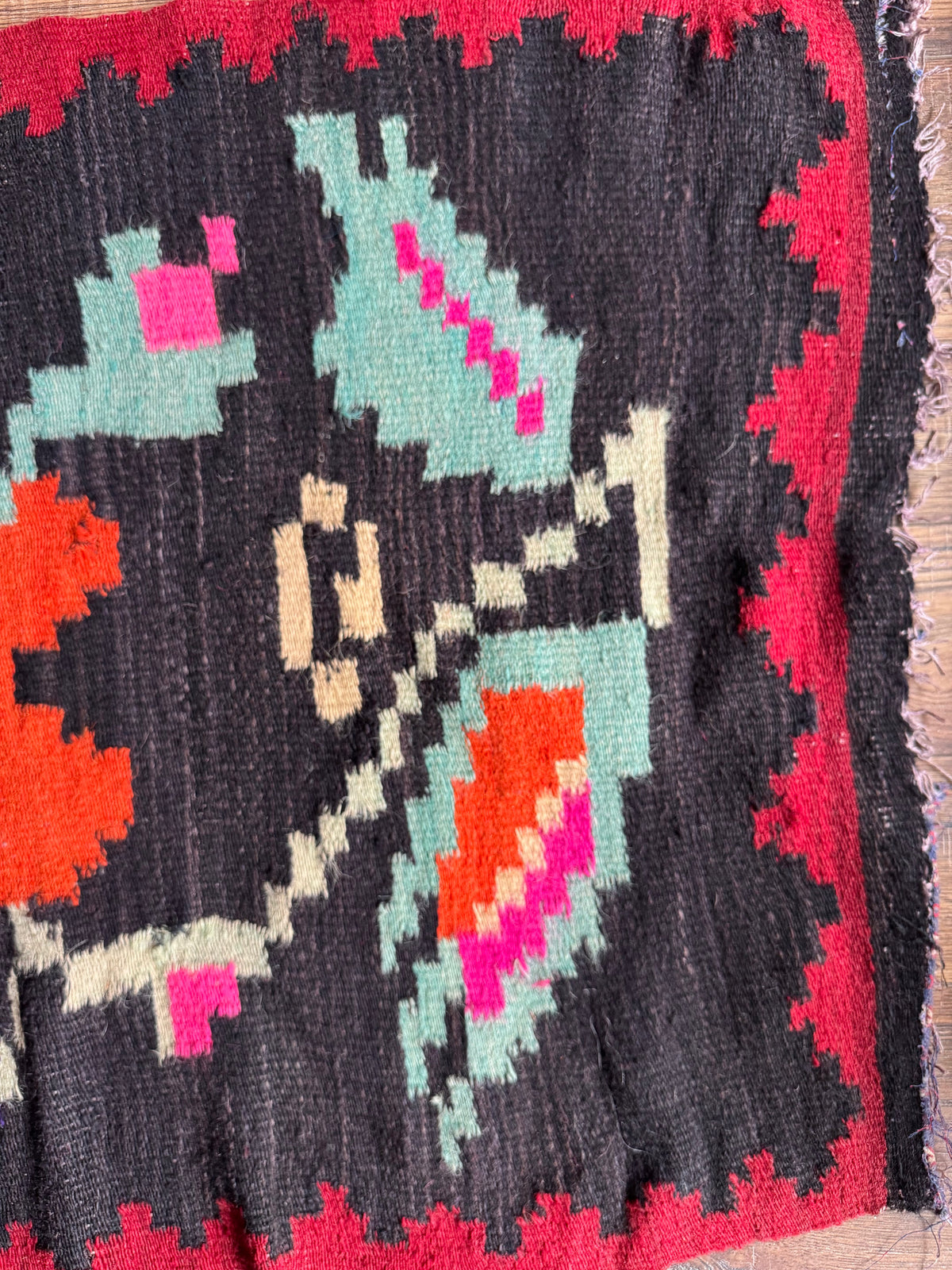 Vintage Floral Maramureș Wool Runner Rug, 368x67 cm, view 5
