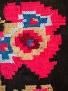 Vintage Pink Floral Maramureș Rug, 162x125 cm, view 10
