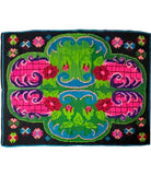 Handwoven Floral Maramureș Wool Kilim Rug, 226x168 cm