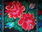 Vintage Black Floral Moldavian Wool Runner Rug, 228x100 cm, view 5