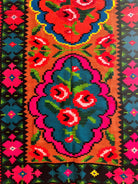 Handwoven Floral Moldavian Wool Kilim Runner, 275x115 cm, view 7