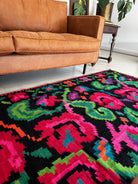 Handwoven Floral Moldavian Wool Runner Rug, 290x125 cm, view 11