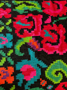 Handwoven Floral Moldavian Wool Runner Rug, 290x125 cm, view 9