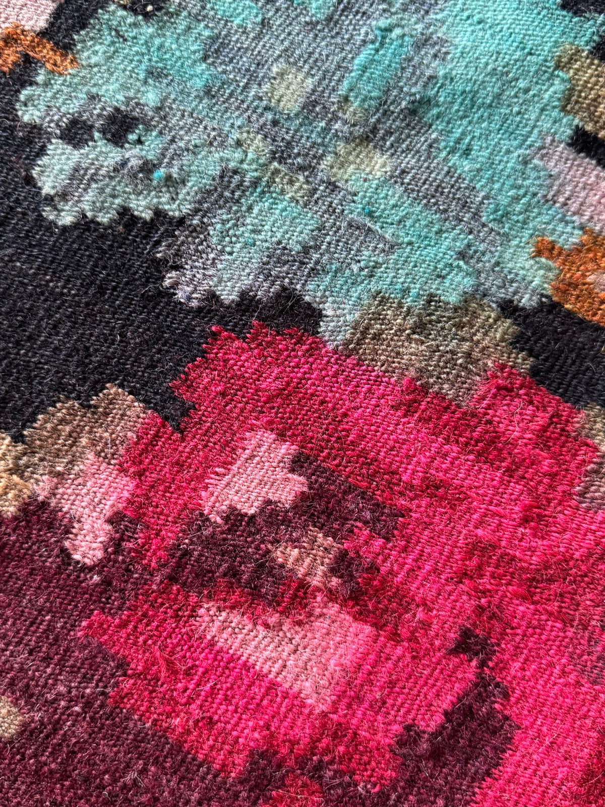 Old Floral Bessarabian Wool Rug, 290x180 cm, view 7
