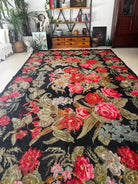 Old Floral Bessarabian Wool Rug, 400x225 cm, view 8
