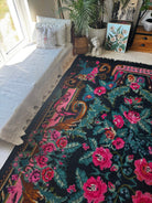 Old Floral Bessarabian Wool Rug, 390x238 cm, view 6