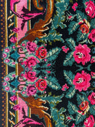 Old Floral Bessarabian Wool Rug, 390x238 cm, view 8
