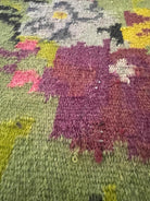 Old Floral Bessarabian Wool Runner Rug, 226x106 cm, view 5