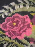 Old Floral Bessarabian Wool Runner Rug, 226x106 cm, view 8