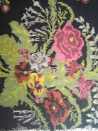 Old Floral Bessarabian Wool Runner Rug, 226x106 cm, view 9
