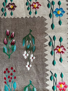 Old Gray Floral Oltenian Wool Rug, 265x170 cm, view 10