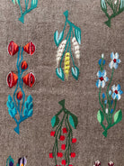 Old Gray Floral Oltenian Wool Rug, 265x170 cm, view 11