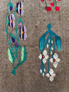 Old Gray Floral Oltenian Wool Rug, 265x170 cm, view 13
