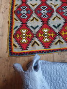 Old Romanian Kilim Rug, 250x175 cm