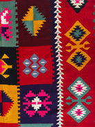 Old Geometric Romanian Kilim Runner, 345x147 cm, view 5