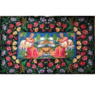Old Floral Romanian Wool Rug, 315x185 cm