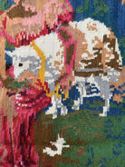 Old Floral Romanian Wool Rug, 315x185 cm, view 6