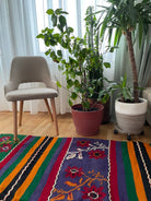 Vintage Floral Oltenian Wool Rug, 353x157 cm, view 9