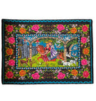 Handwoven Oltenian Wool Rug with Wedding Scene, 218x157 cm