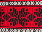Red Romanian Pattern Table Runner, 137x40 cm, view 2