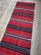 Red Wool Runner with 2 Pillow Cases Set, 257x80 cm, view 10