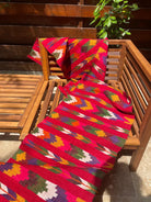 Vintage Red Striped Moldavian Wool Runner Rug, 280x49 cm, view 5