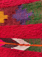 Vintage Red Striped Moldavian Wool Runner Rug, 280x49 cm, view 9