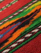 Vintage Red Striped Romanian Wool Runner Rug, 225x80 cm, view 2