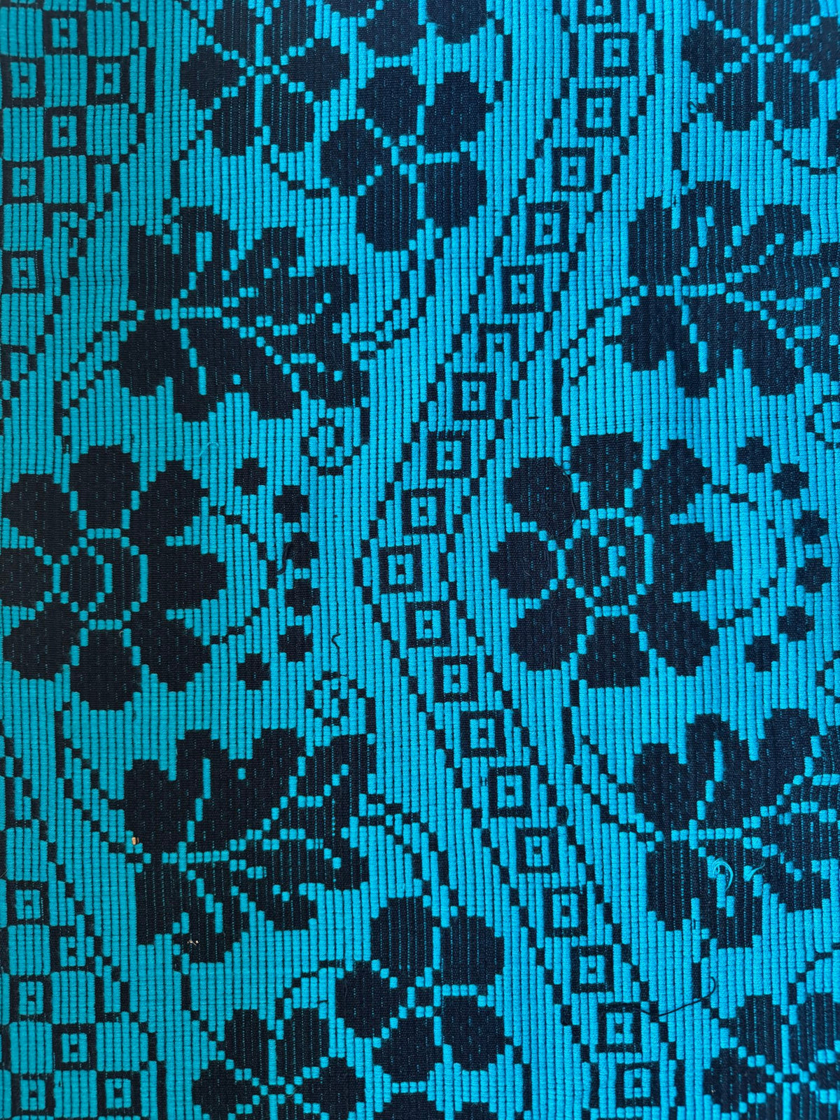 Handwoven Black Floral Romanian Runner Rug, 220x70 cm, view 13