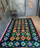 Vintage Geometric Romanian Wool Kilim Rug, 250x172 cm, view 4