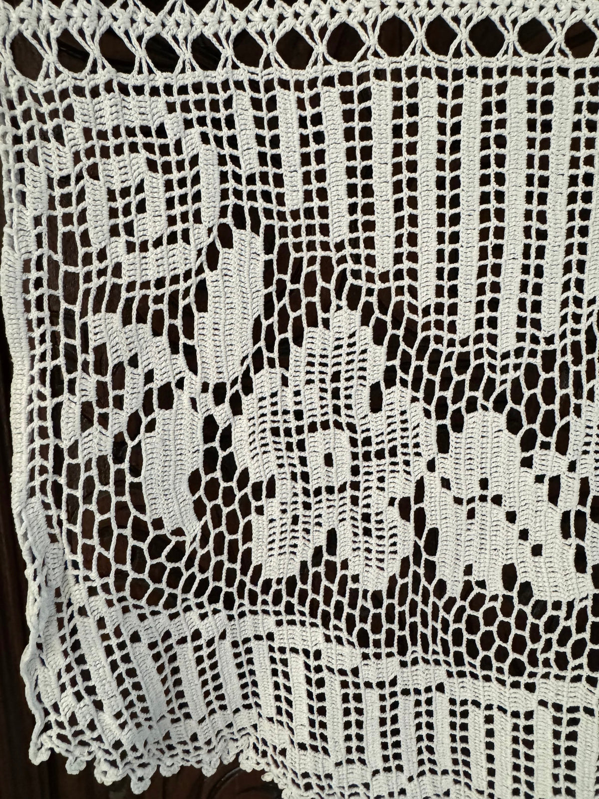 Romanian Folk Towel, Cross-Stitch and Lace, 160x40 cm, view 6