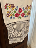 Romanian Folk Towel, Cross-Stitch and Lace, 160x40 cm, view 7