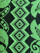 Handwoven Green & Black Floral Romanian Rug, 185x140 cm, view 10