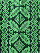 Handwoven Green & Black Floral Romanian Rug, 185x140 cm, view 6