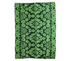 Handwoven Neon Green Floral Romanian Rug, 205x130 cm