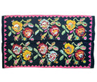 Vintage Floral Romanian Rug, 258x138 cm