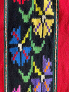 Handwoven Red Floral Romanian Wool Rug, 230x161 cm, view 6