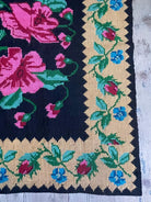 Handwoven Floral Romanian Wool Rug, 242x154 cm, view 7