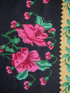Handwoven Floral Romanian Wool Rug, 242x154 cm, view 9