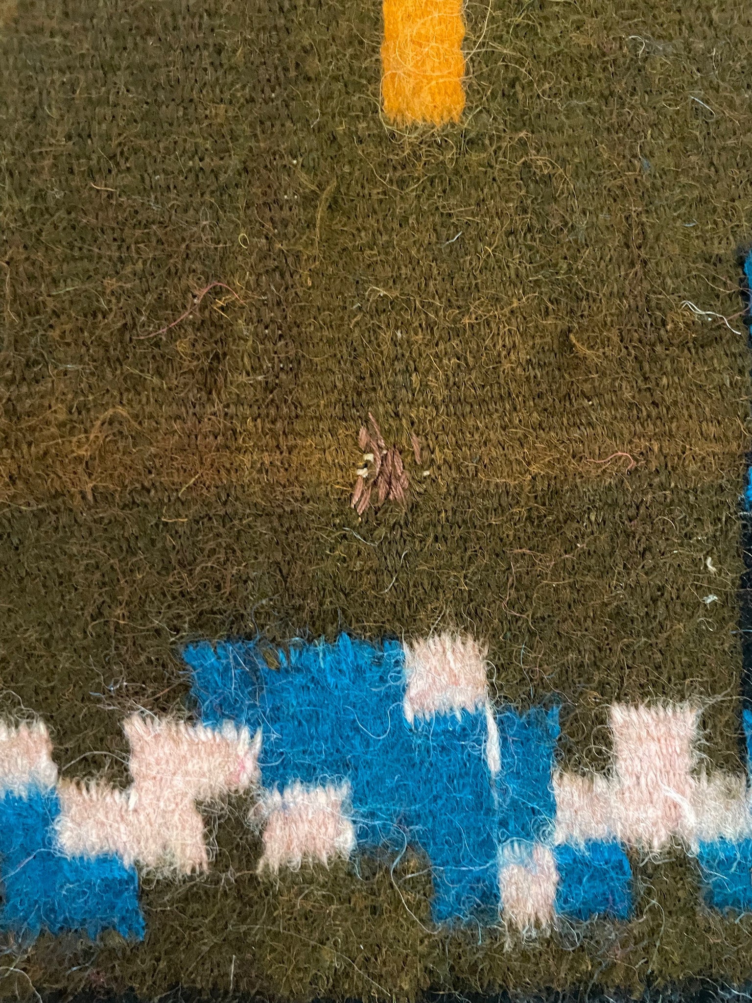 Handwoven Floral Romanian Wool Rug, 316x182 cm, view 11