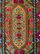 Handwoven Floral Romanian Wool Rug, 316x182 cm, view 3