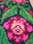 Handwoven Turquoise Floral Romanian Wool Rug, 380x175 cm, view 12