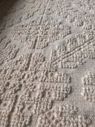 Handwoven Geometric Romanian Wool Rug, 223x183 cm, view 13