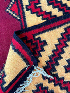 Handwoven Geometric Romanian Wool Rug, 246x163 cm, view 15
