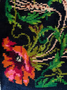 Handwoven Romanian Wool Rug with Poppies, 250x160 cm, view 7