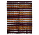 Handwoven Striped Romanian Wool Rug, 195x130 cm