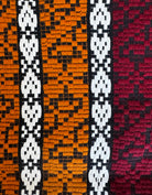 Handwoven Striped Romanian Wool Rug, 195x130 cm, view 12