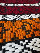 Handwoven Striped Romanian Wool Rug, 195x130 cm, view 13